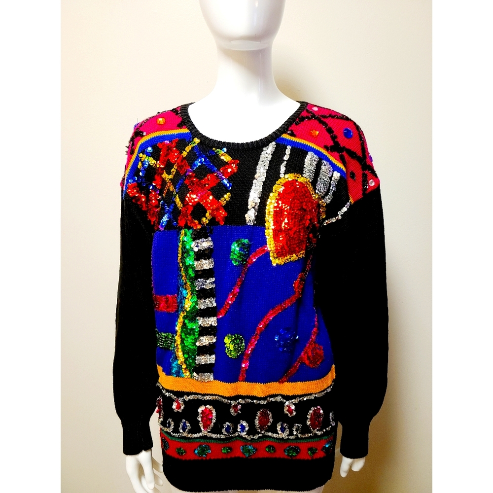 Vintage sequin sweater